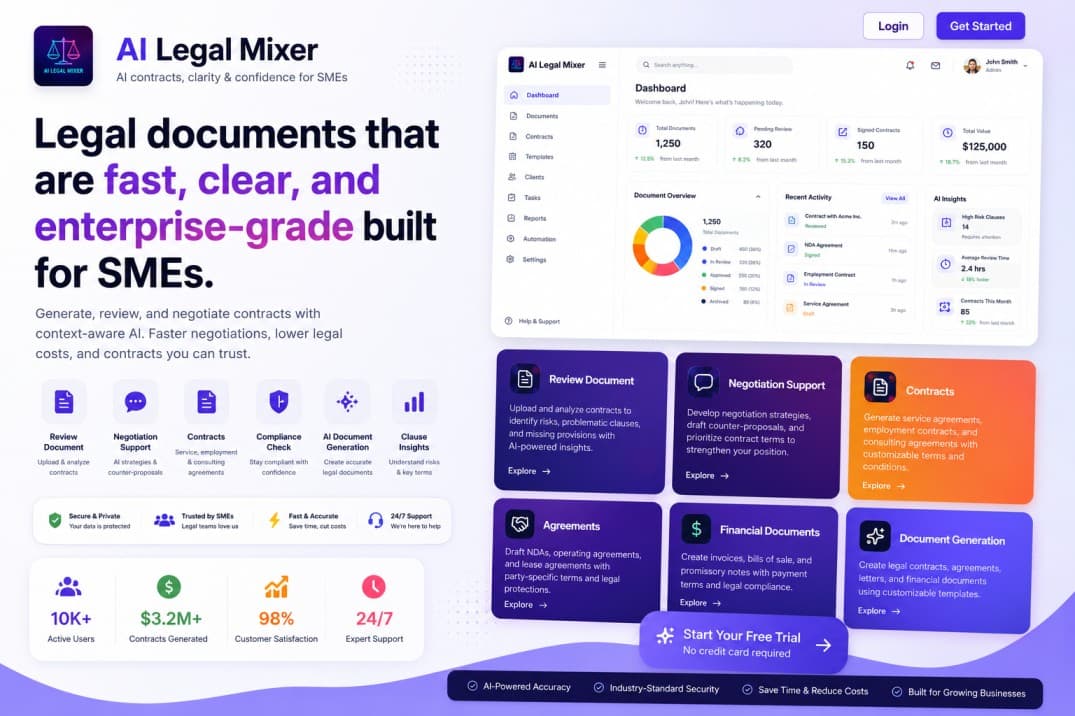 AI Legal Mixer